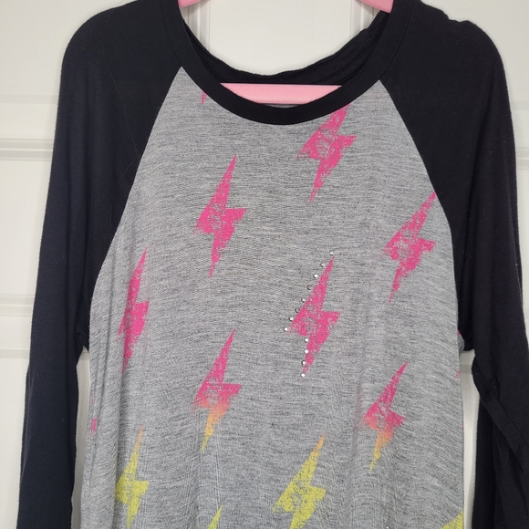 Flowers by Zoe (FBZ) Girls Grey /Black Dress with Multicolored Design size 7-8 - Picture 6 of 7